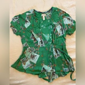 Anthropologie Wrap Top, size 6